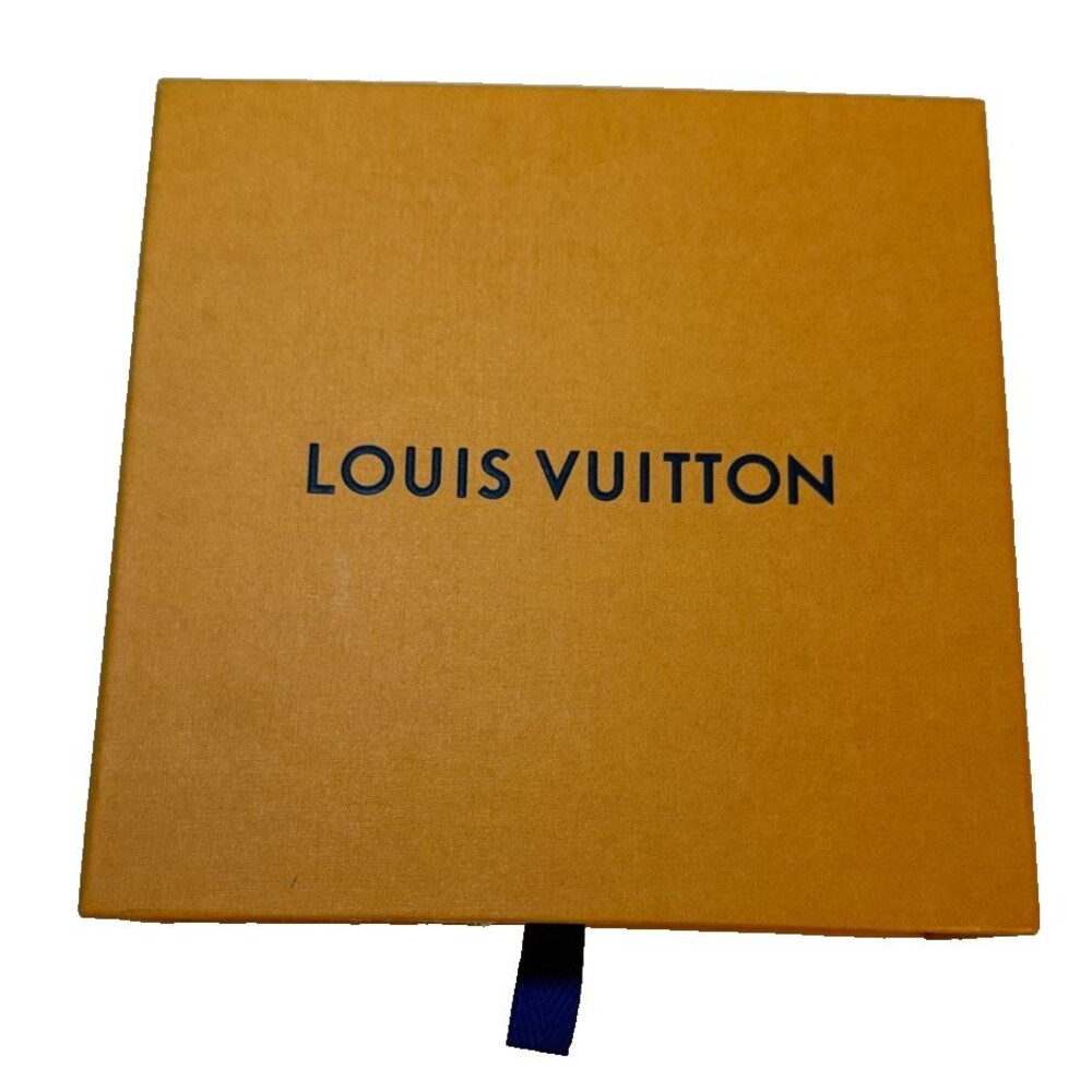 Authentic Louis Vuitton Empty Gift Box Slide Drawer Orange Medium 6.5x6.5x2.5
